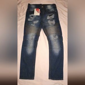 (B) "DASH" DENIM BLUE JEANS 32W x 32L